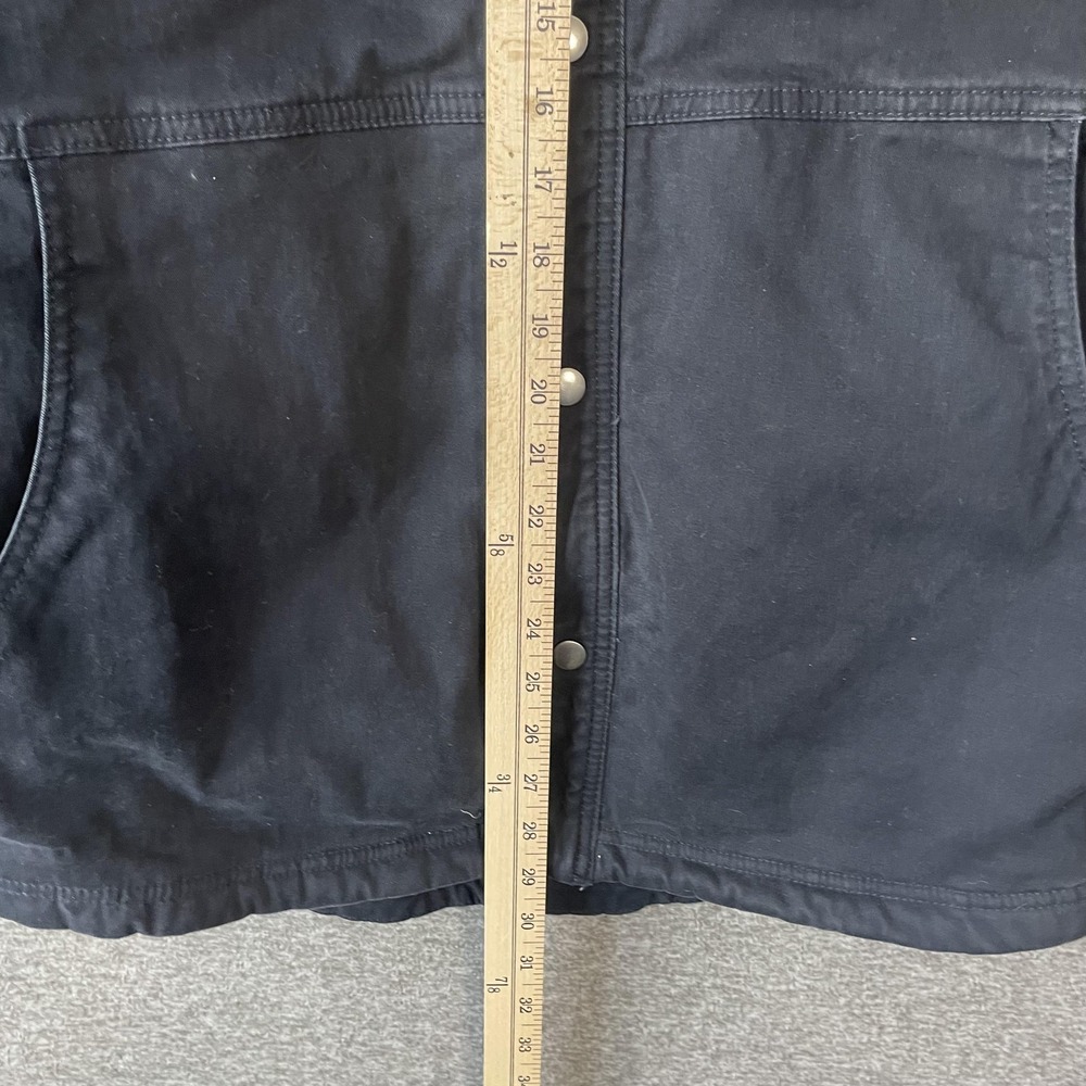 Wrangler Jacket Mens Large Blue Canvas Fleece Lined Riggs Workwear Tough Layers - Picture 7 of 10